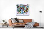 Buy modern art original XXL painting colorful - Abstract No. 1382